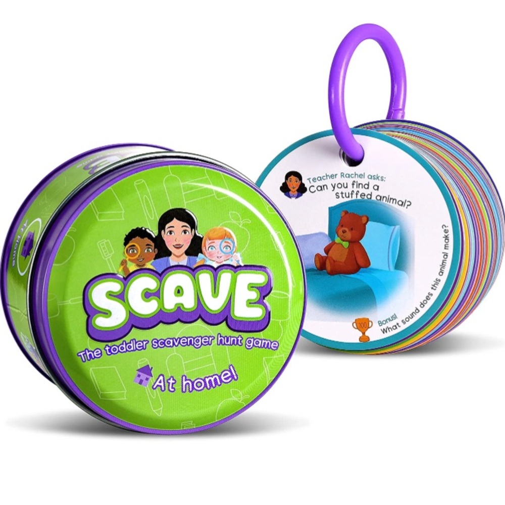 Scave Toddler scavenger hunt 2-5 year old At Home